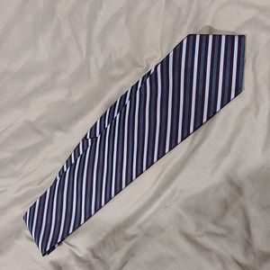 Apt 9 red, blue, and silver striped tie